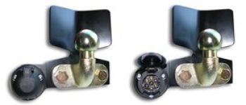 Single 7 pin electrics towbar