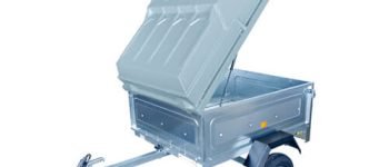 car trailer with hard top